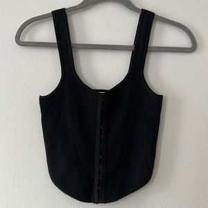 Abercrombie & Fitch Knit Corset Top